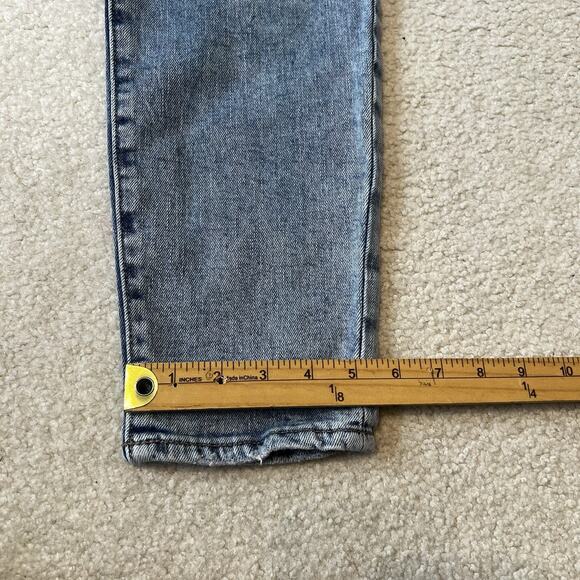 Old Navy Womens Jeans Size 4 High Rise O.G. Straight Blue Denim Light Wash 27x26 - Picture 11 of 11